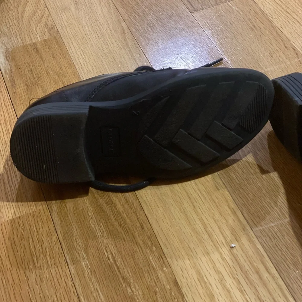 George black dress shoes Size 2 little boy